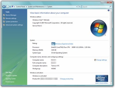 ¿La propiedad Windows Vista Service Pack 2 es buena?
