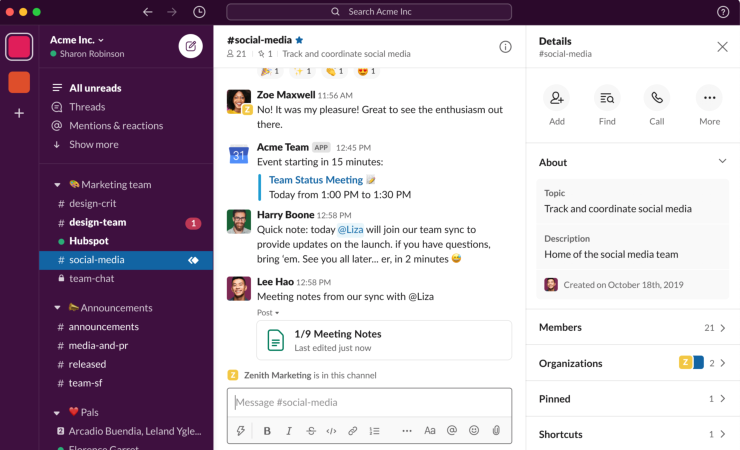 slack download archive